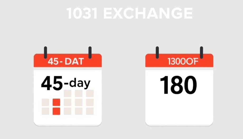 Calendar highlighting critical 1031 exchange deadlines