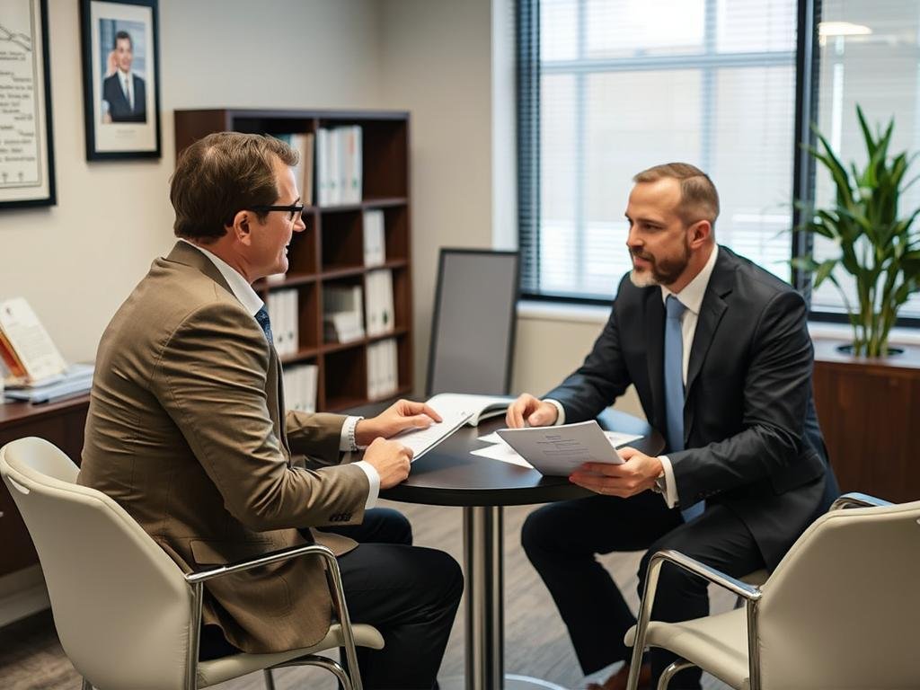 Investor consulting with Qualified Intermediary about common questions