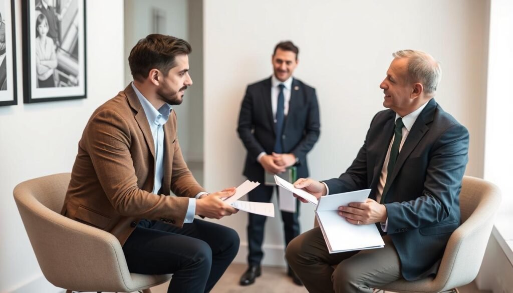 Investor interviewing a potential Qualified Intermediary