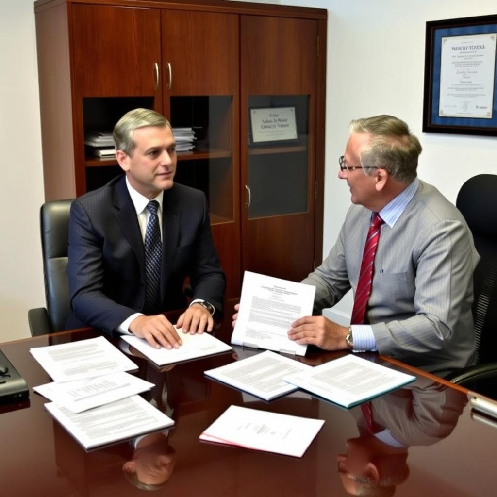 Qualified Intermediary explaining 1031 Exchange documents to client