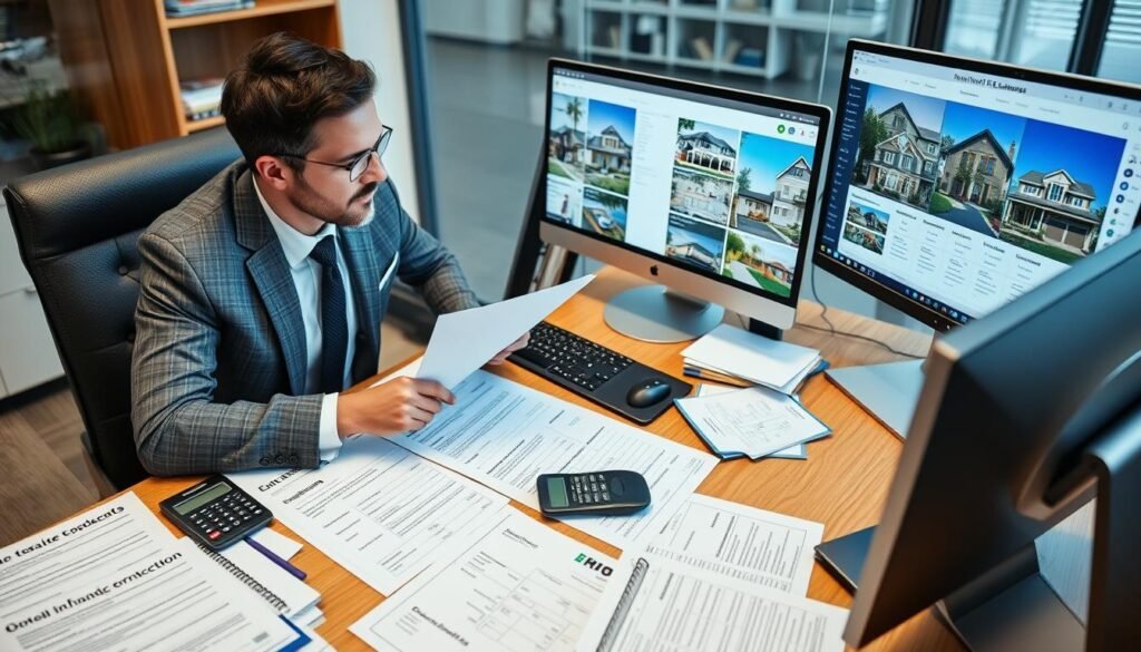 Real estate investor analyzing Section 1031 exchange opportunities