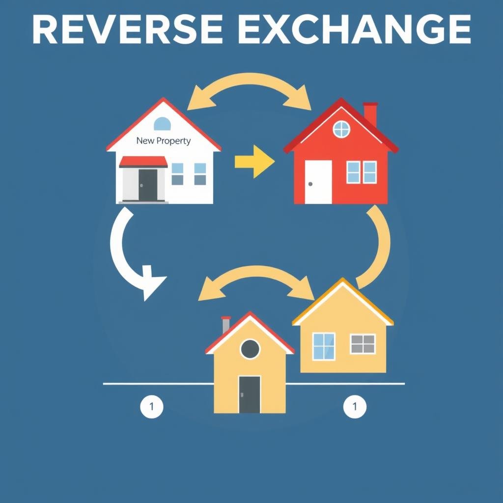 Reverse 1031 exchange process with property acquisition before sale