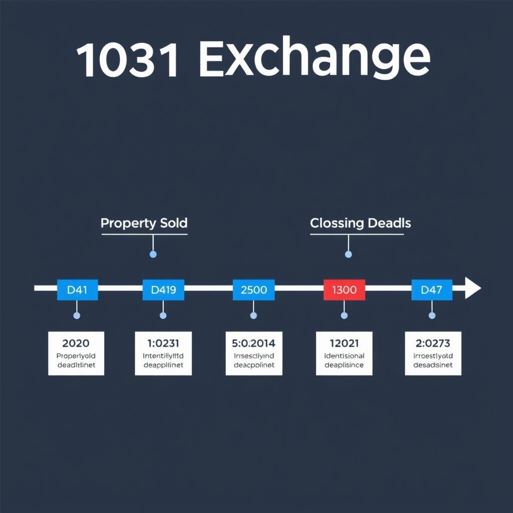 Timeline showing the 180-day closing period for 1031 exchanges