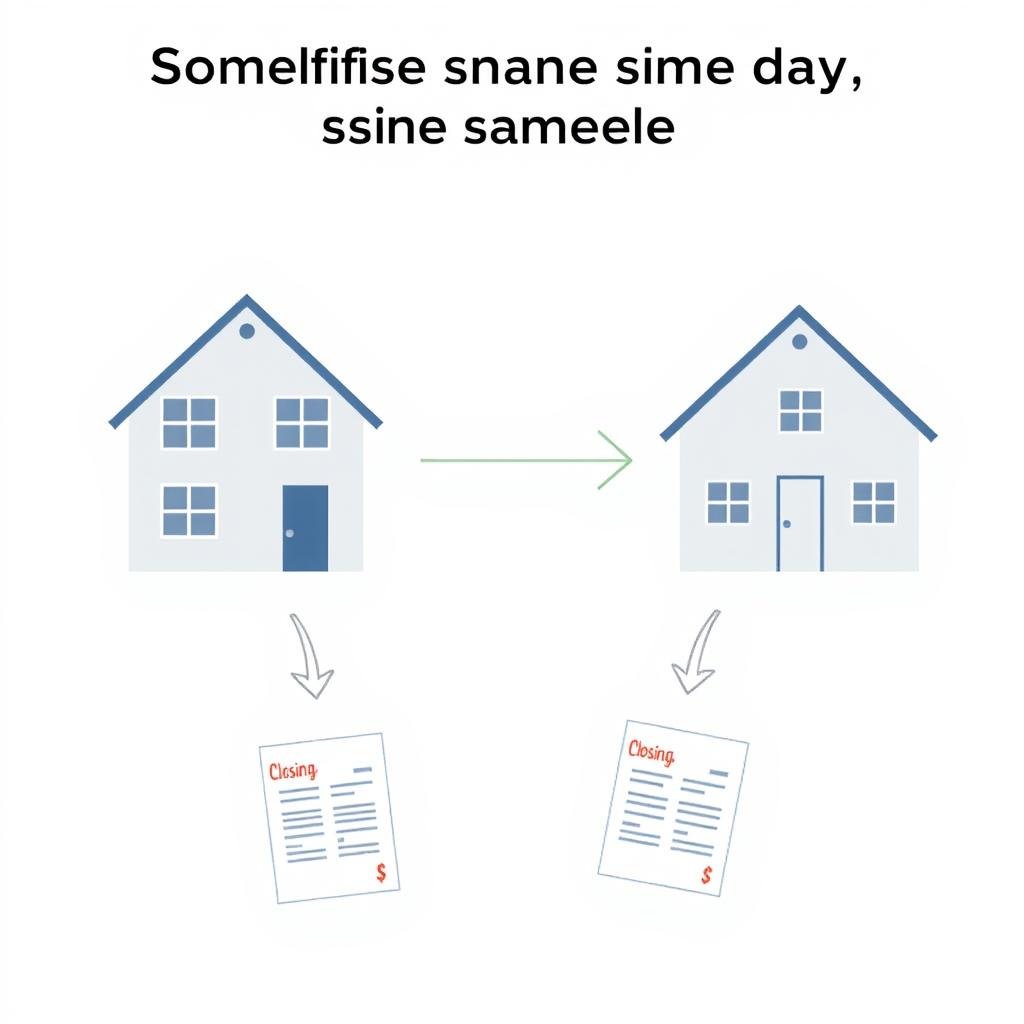 Two properties being exchanged simultaneously in a 1031 exchange