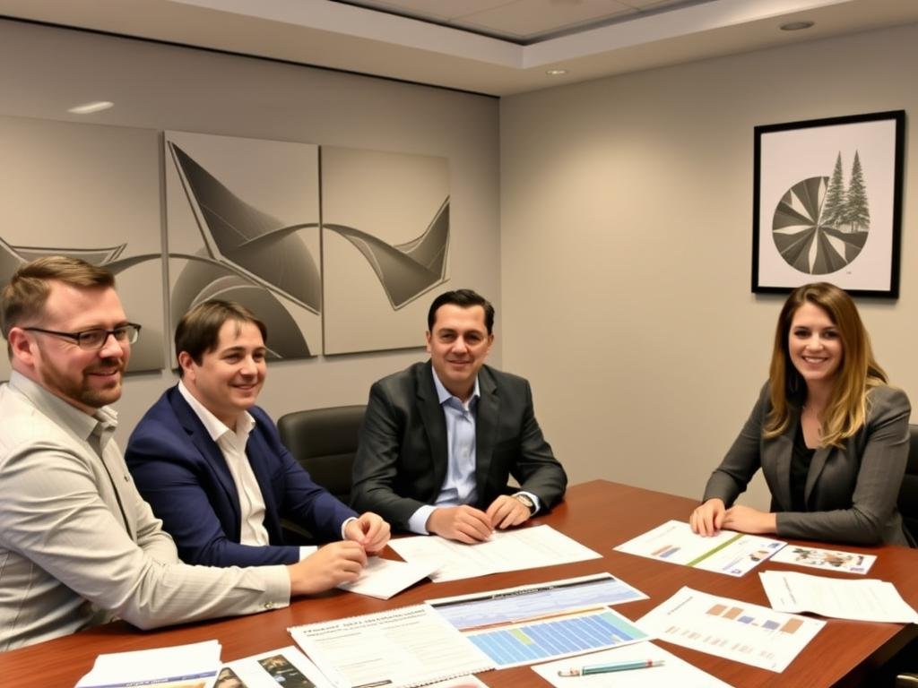 Ultra 1031 Exchange team meeting with clients to discuss exchange strategy